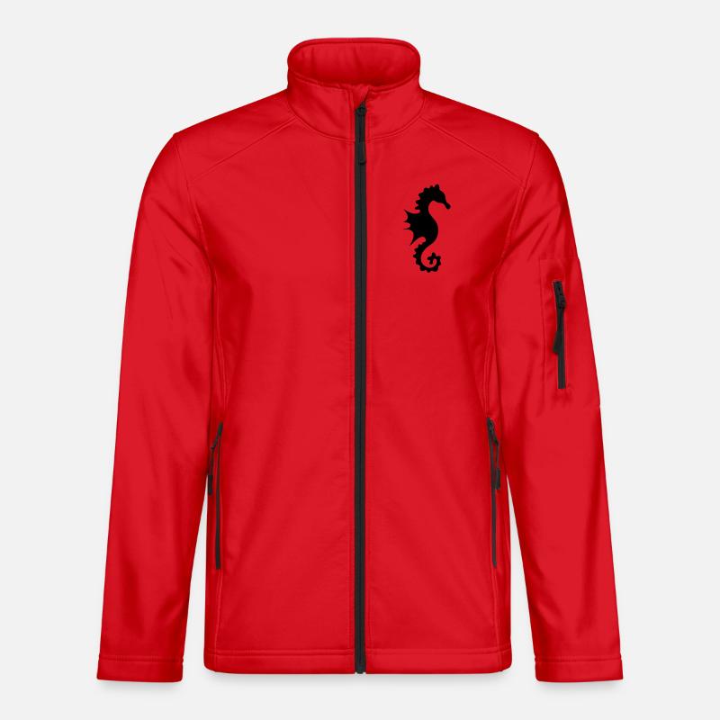 kleines Seepferdchen Unisex Softshelljacke