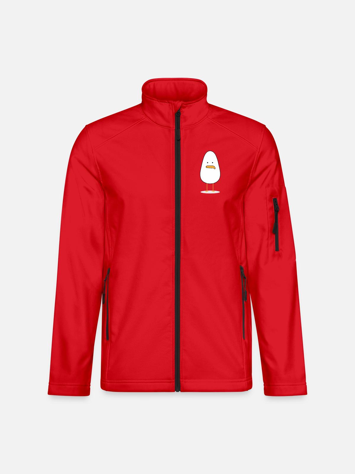 POMMER - Unisex Softshelljacke - Rot - Vorne