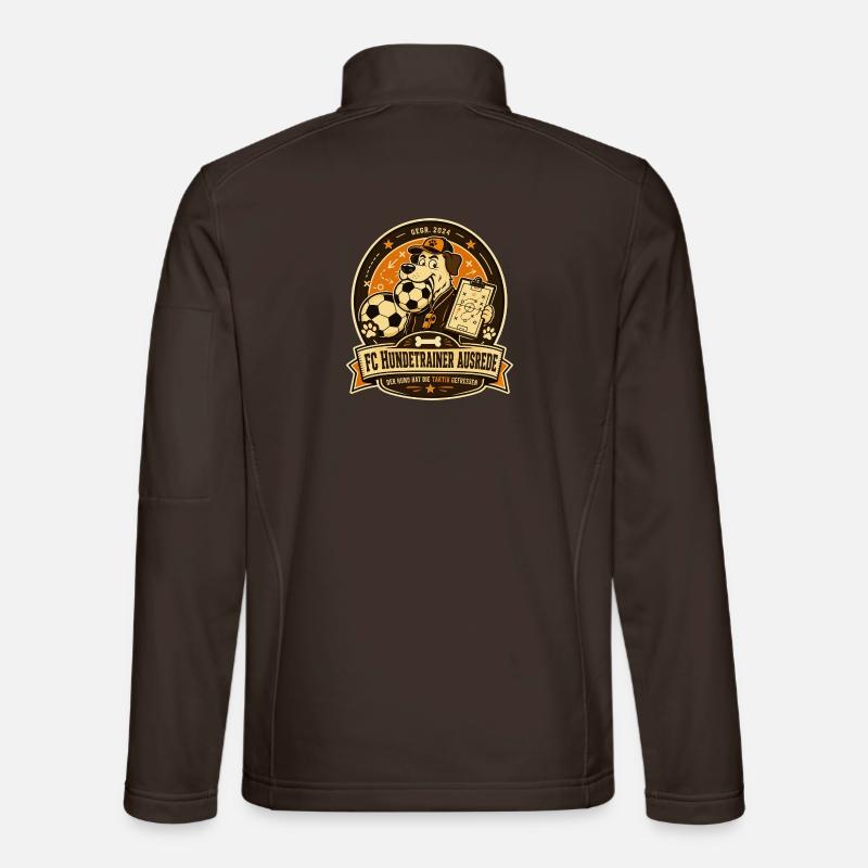 FC Hundetrainer Ausrede - Unisex Softshelljacke - Schokobraun