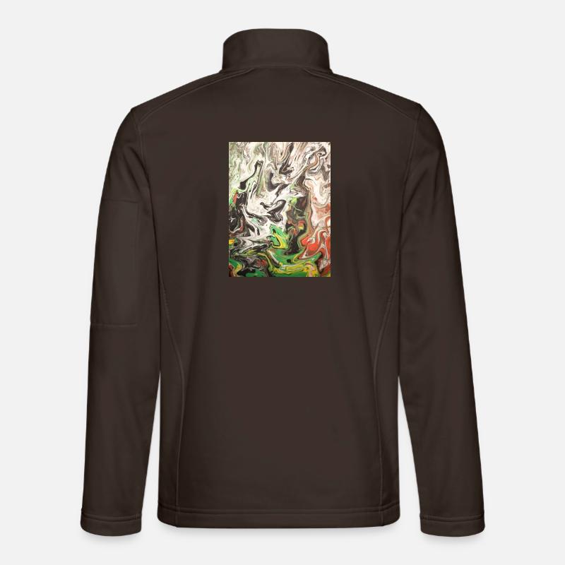 Dämoniko - Unisex Softshelljacke - Schokobraun