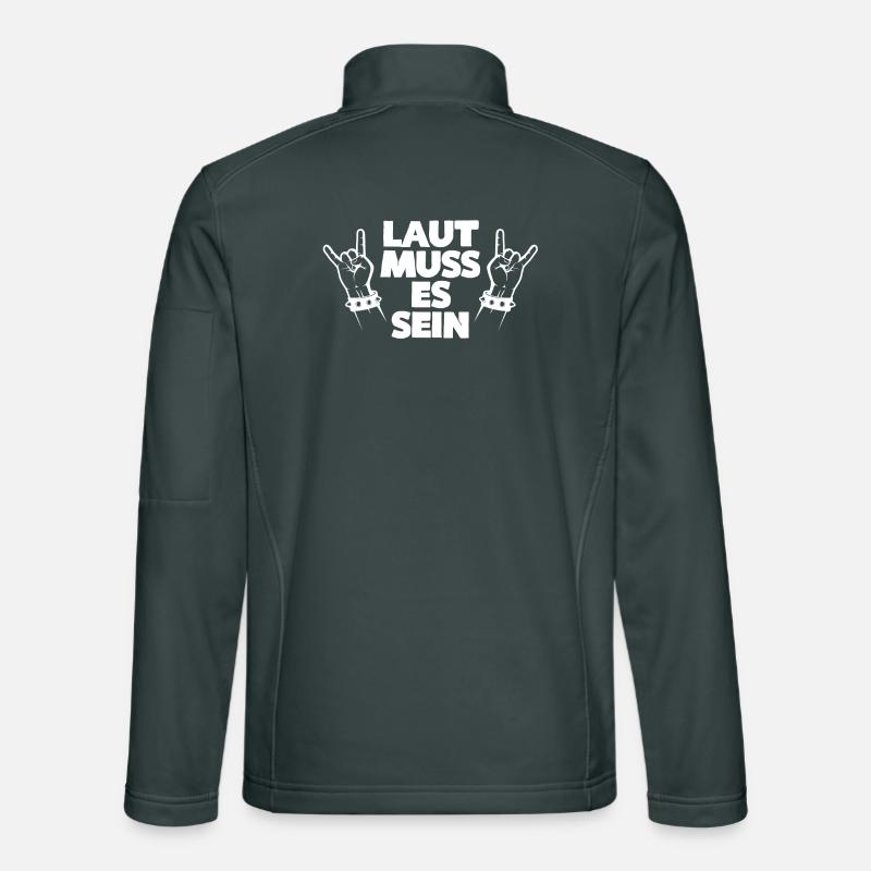 LAUT MUSS ES SEIN Unisex Softshelljacke