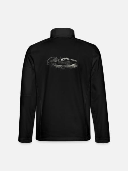Snake - Veste en tissu softshell Unisexe - noir