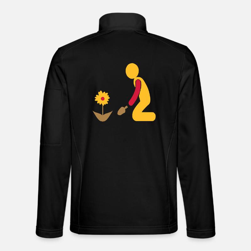 garden - Unisex Softshell Jacket - black