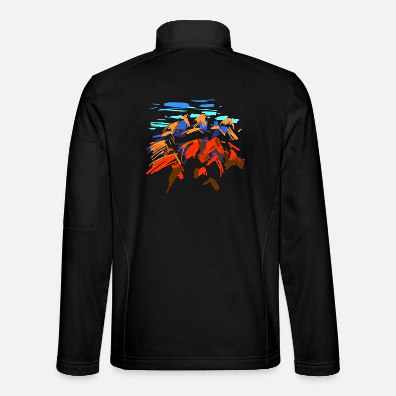 Mountains Unisex Softshell Jacket