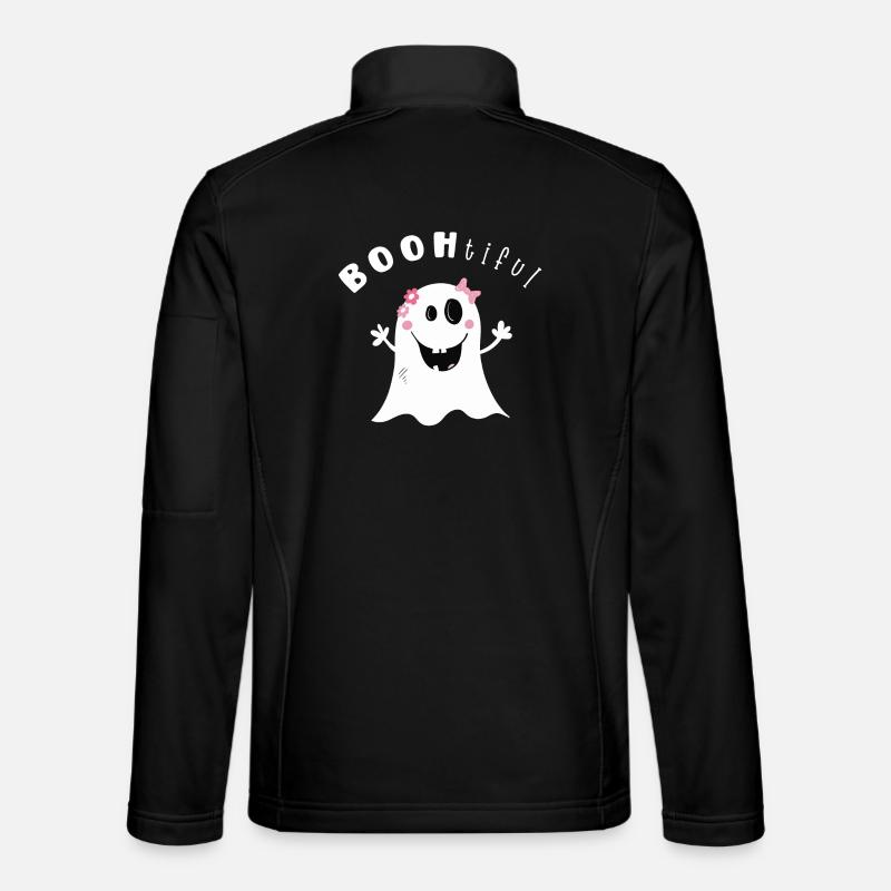 BOOtifil Geisterstunde I Mädchen Halloween - Unisex Softshelljacke - Schwarz