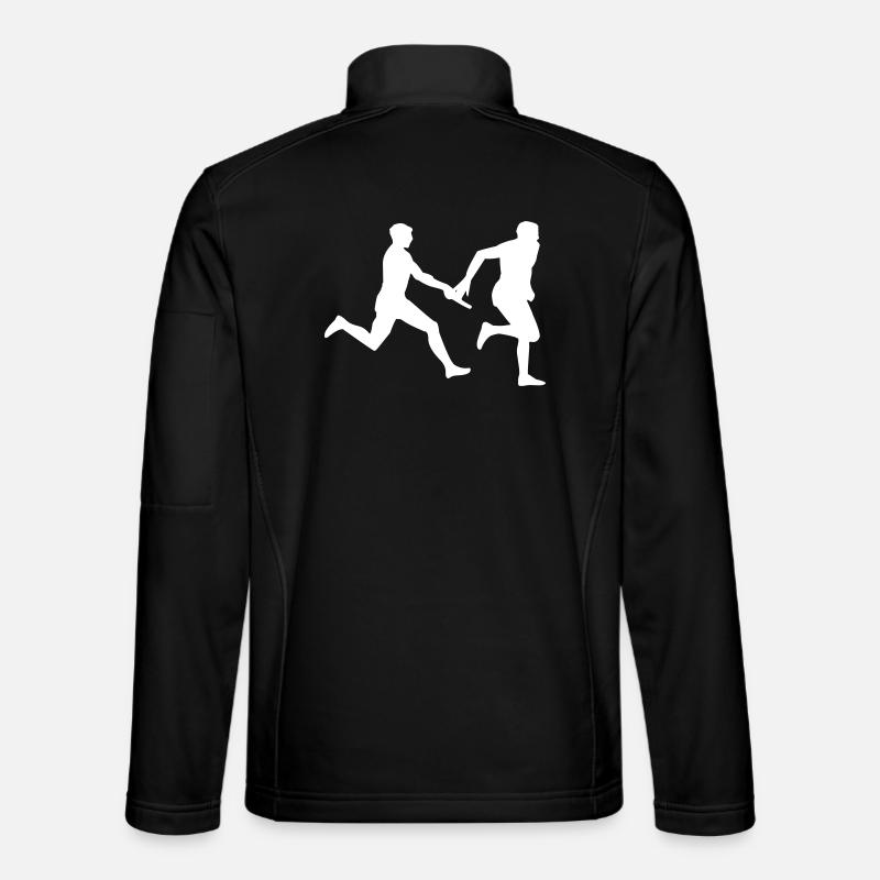 Staffellauf - Staffelläufer - Unisex Softshelljacke - Schwarz