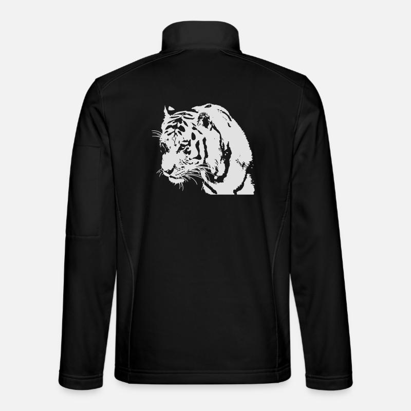 Tiger - Unisex Softshelljacke - Schwarz