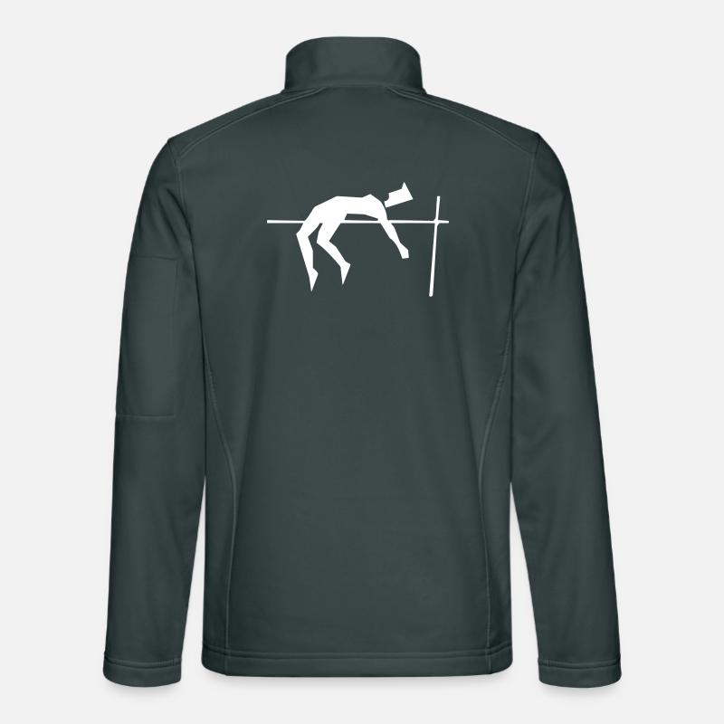 Saut en hauteur - design Veste en tissu softshell Unisexe
