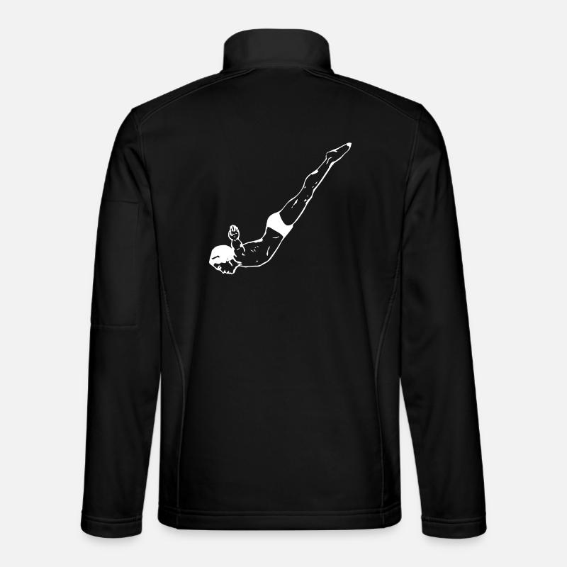 Turmspringer - Unisex Softshelljacke - Schwarz