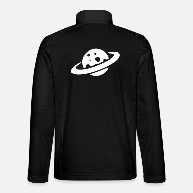 Saturn - Unisex Softshelljacke - Schwarz