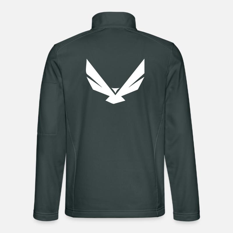 Eagle dans la forme la plus simple - design Veste en tissu softshell Unisexe