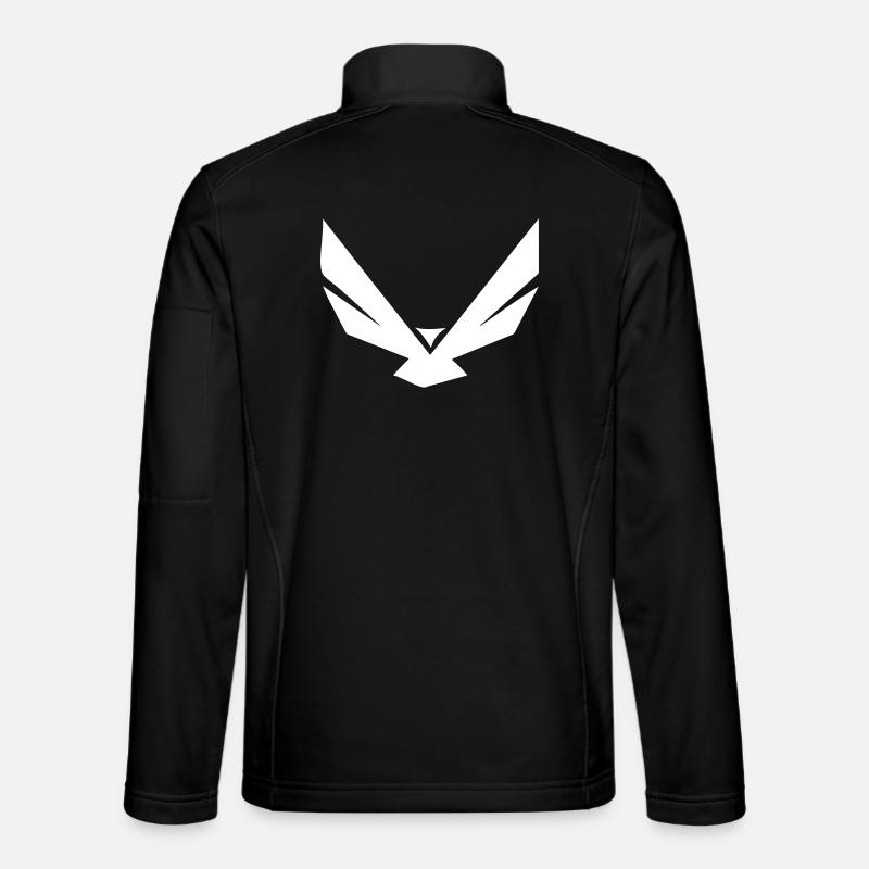 Minimalistischer Adler Unisex Softshelljacke