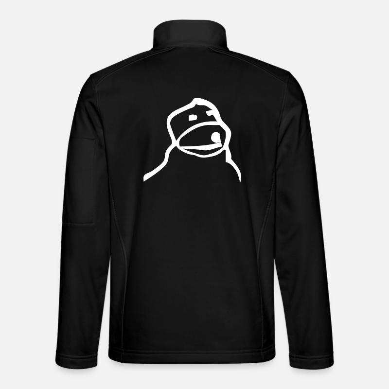 Flat Eric - Unisex Softshelljacke - Schwarz
