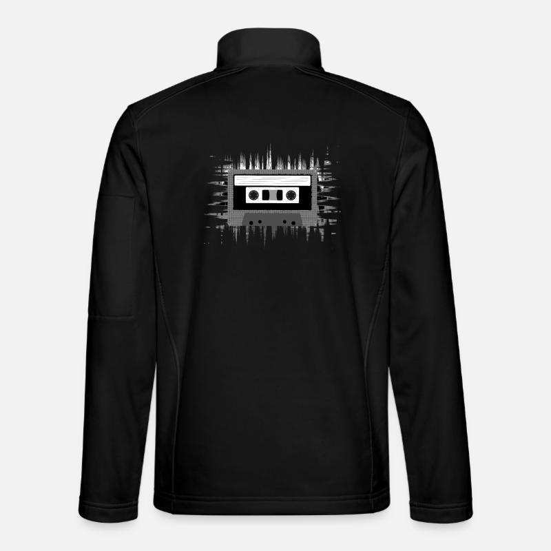 Music cassette tape - Unisex Softshell Jacket - black