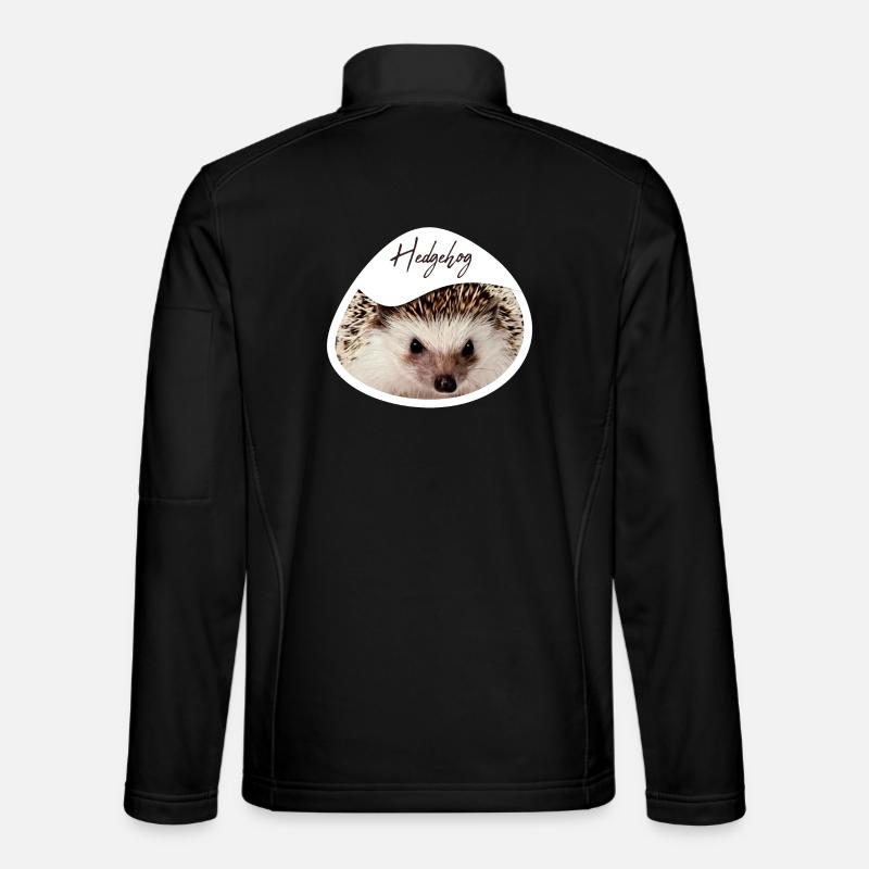 Hedgehog - Unisex Softshell Jacket - black
