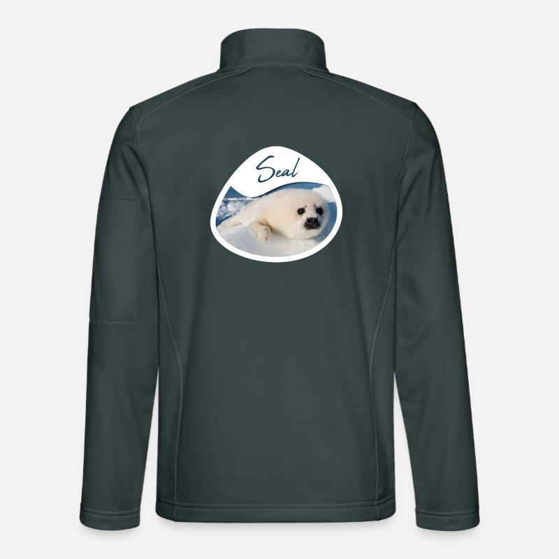 Phoque bébé phoque - Design Veste en tissu softshell Unisexe