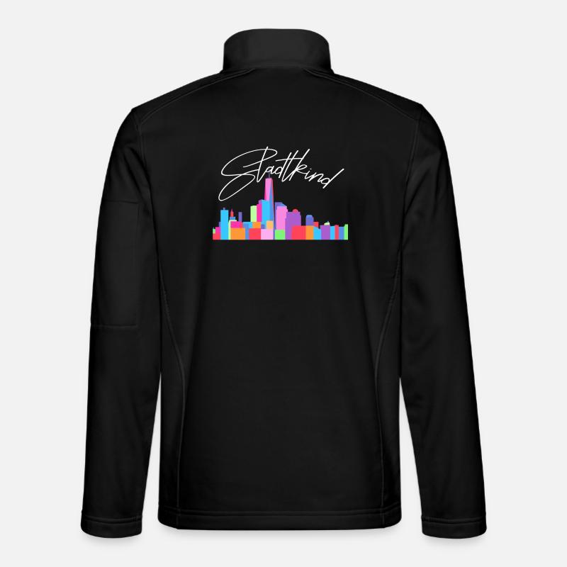 Stadtkind - Unisex Softshelljacke - Schwarz