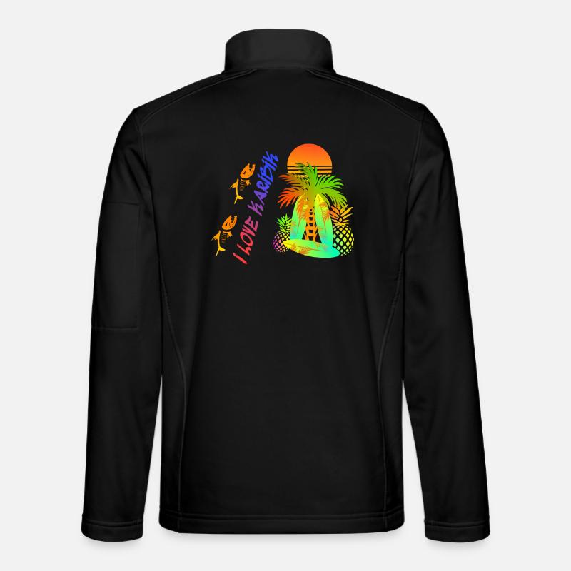 Love Karibik - Unisex Softshelljacke - Schwarz