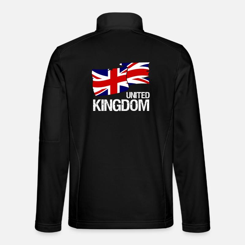 Drapeau britannique Union Jack - Design Veste en tissu softshell Unisexe