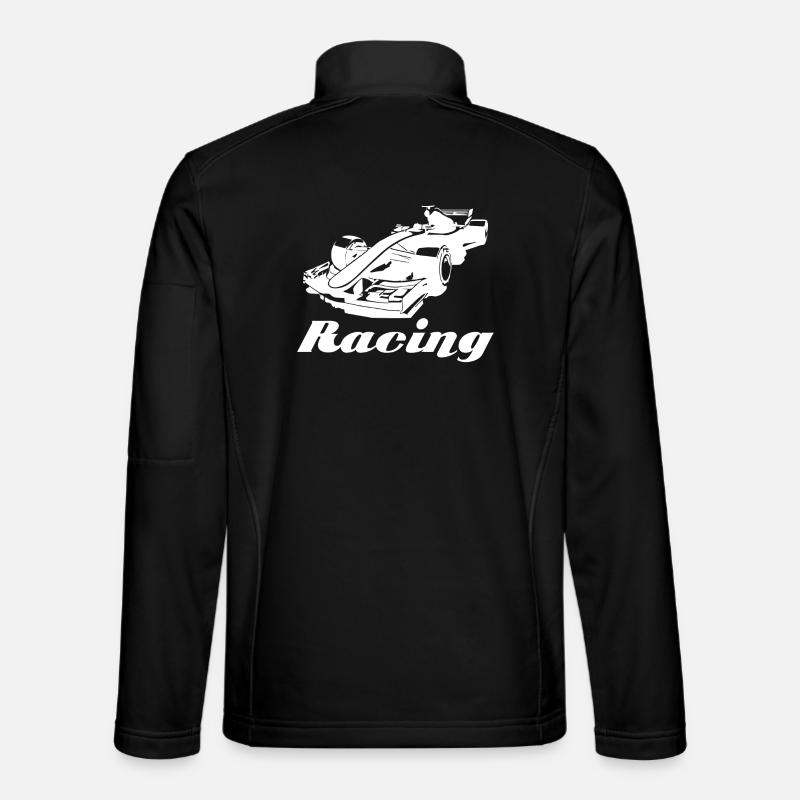 Racing - Unisex Softshell Jacket - black