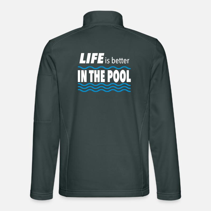 swimming pool Unisex Softshell Jacket