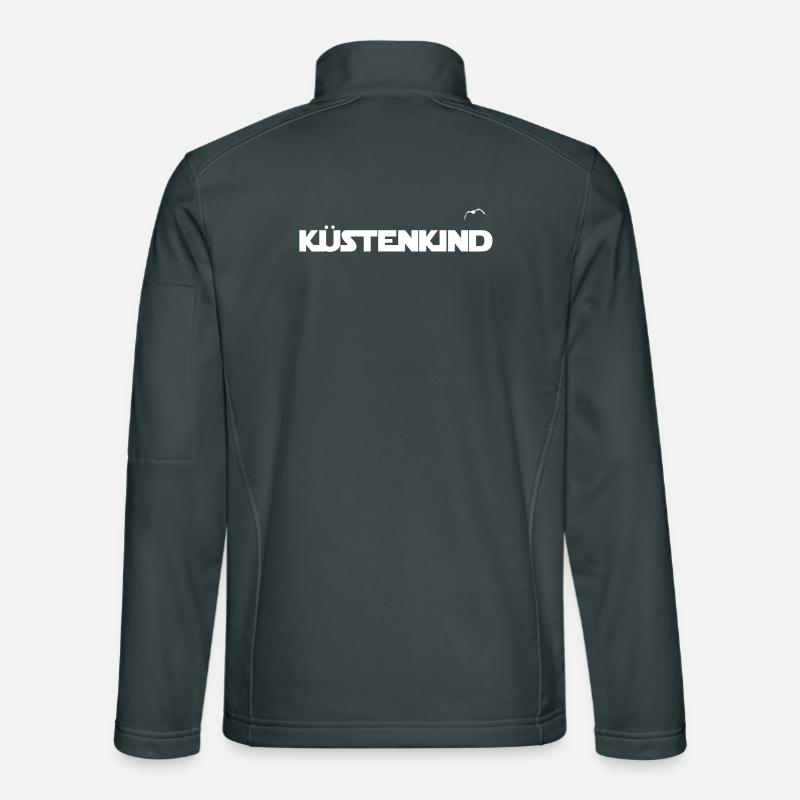 Küstenkind mit Möwe Unisex Softshelljacke