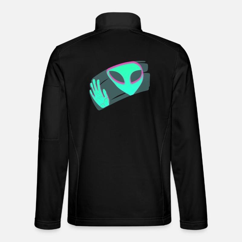 Alien - Unisex Softshelljacke - Schwarz