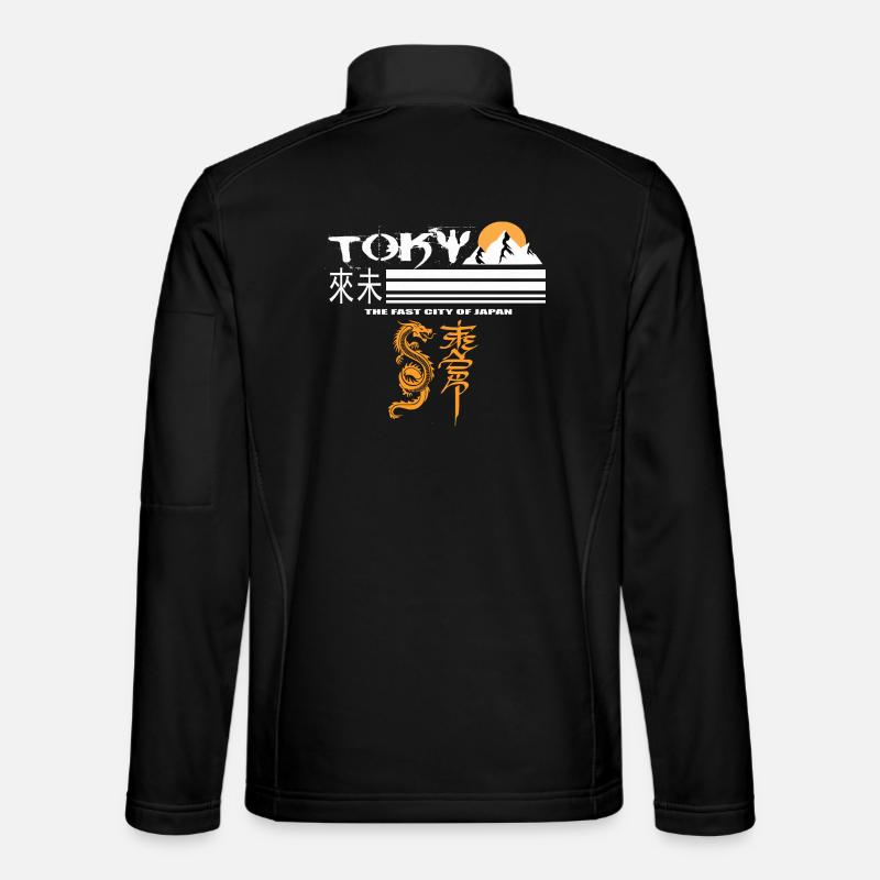 Tokyo Orange Veste en tissu softshell Unisexe
