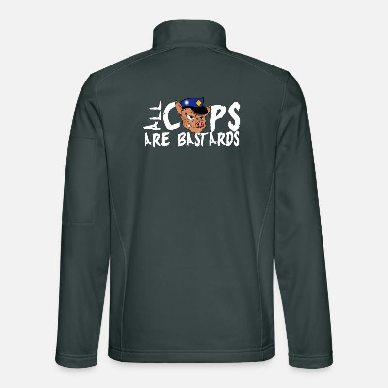 Cops are shit! Unisex Softshell Jacket