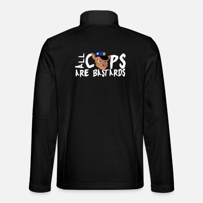 Cops sind scheiße ! Unisex Softshelljacke
