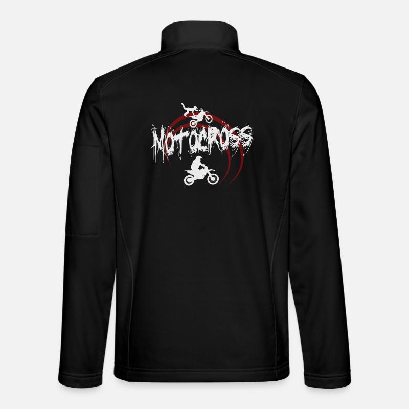 motocross - Unisex Softshell Jacket - black