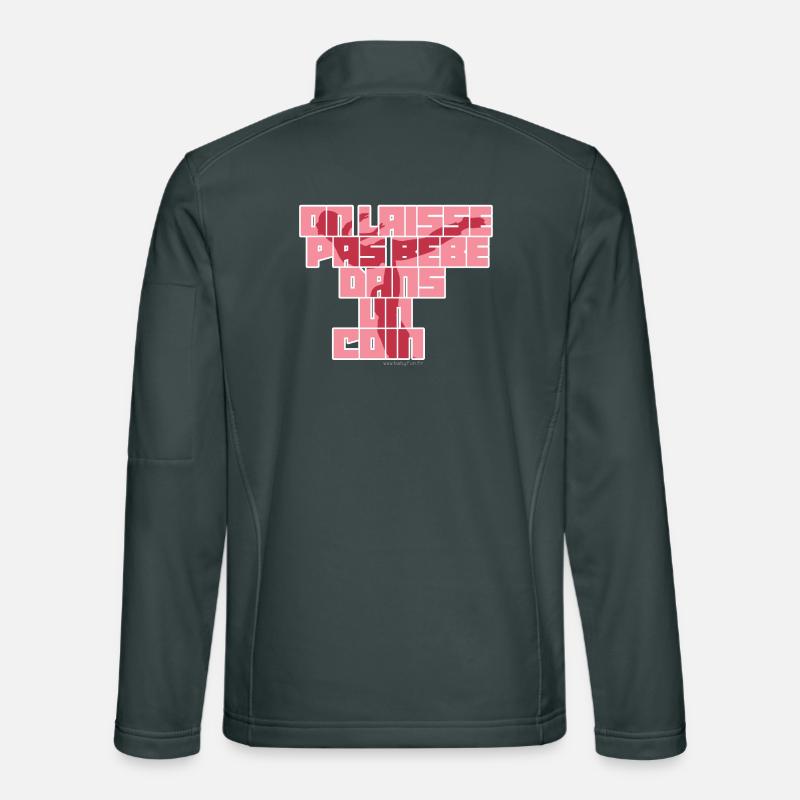 On laisse pas bébé dans un coin Veste en tissu softshell Unisexe