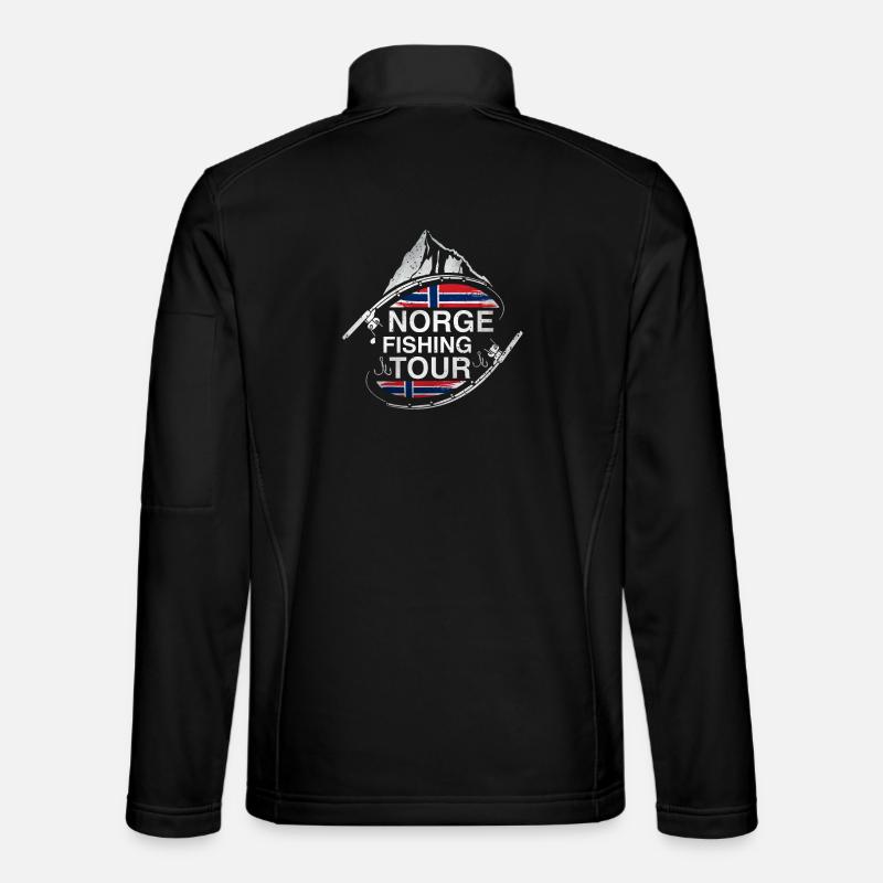 Norge Fishing Tour - Unisex Softshell Jacket - black