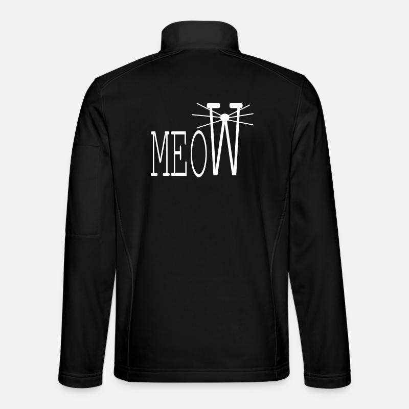 Katzenfreund - Unisex Softshelljacke - Schwarz