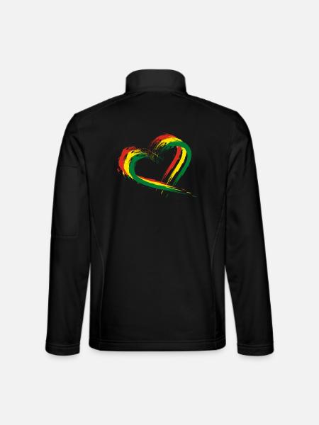 Bolivien - Unisex Softshelljacke - Schwarz