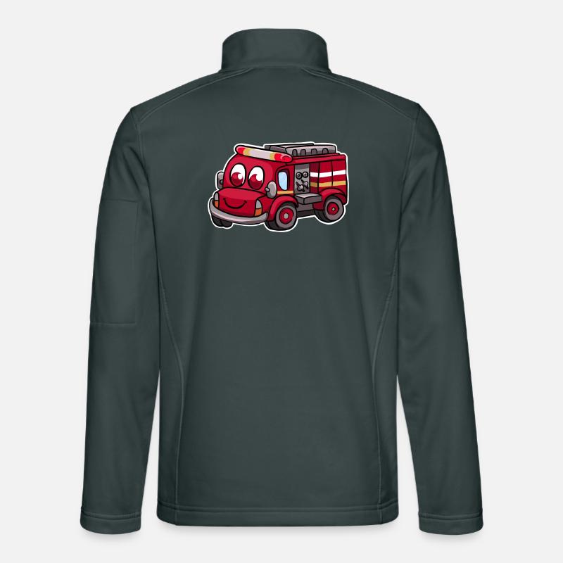 Feuerwehrauto Feuerwehr Unisex Softshelljacke