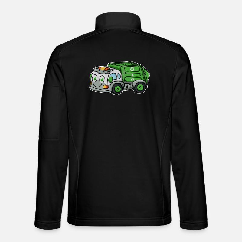 Müllabfuhr Müllauto - Unisex Softshelljacke - Schwarz