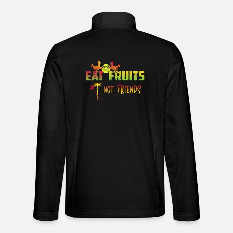 Vegan saying - Unisex Softshell Jacket - black