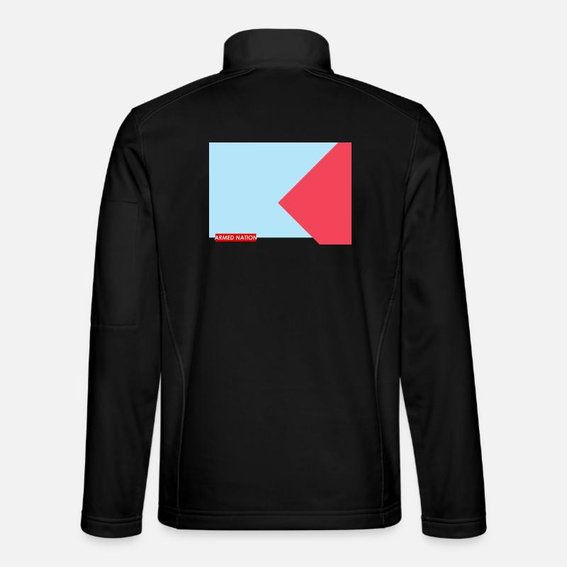 BLUE RED 2025 - Unisex Softshell Jacket - black