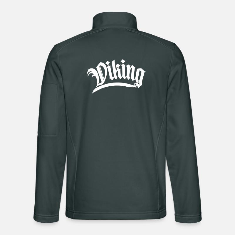 viking viking thor hammer odin boot barber bart Unisex Softshell Jacket