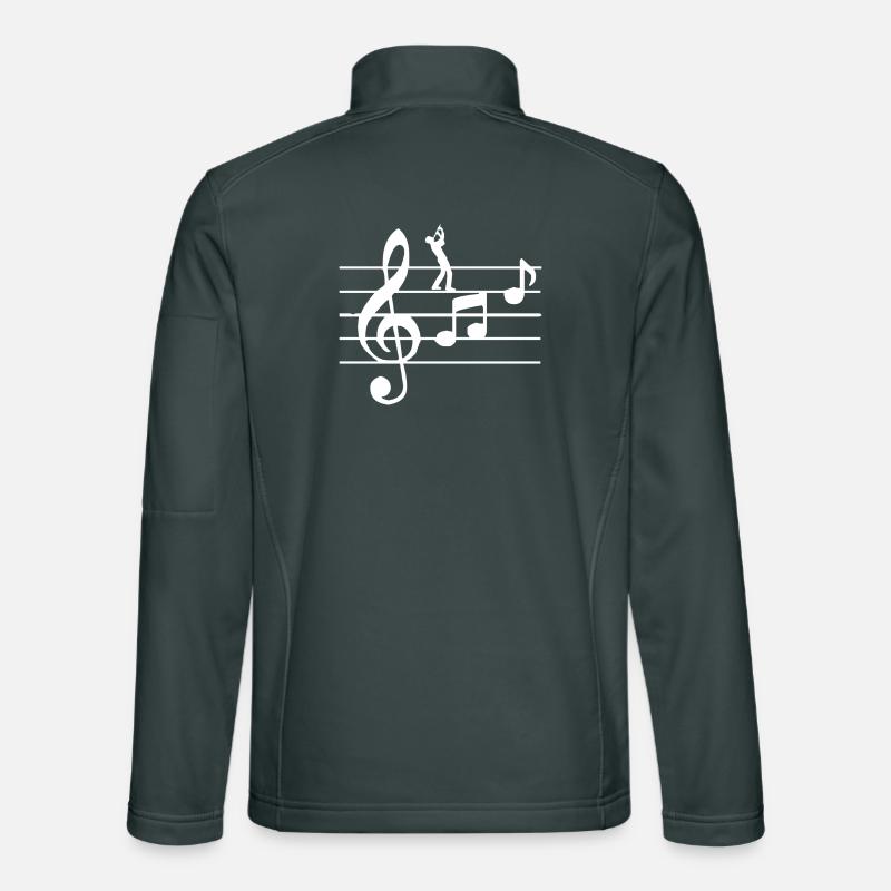 Flöte Blasinstrumente Unisex Softshelljacke