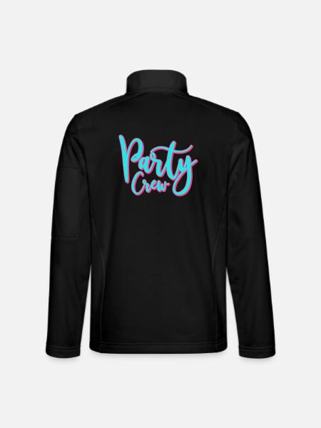Partycrew / Party Crew - Unisex Softshelljacke - Schwarz
