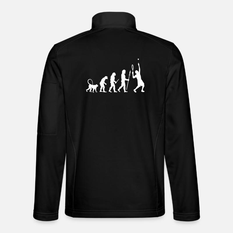 Tennis Evolution - Unisex Softshell Jacket - black