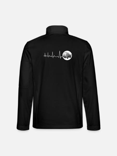 Heartbeat - Multicar M25 - Unisex Softshell Jacket - black