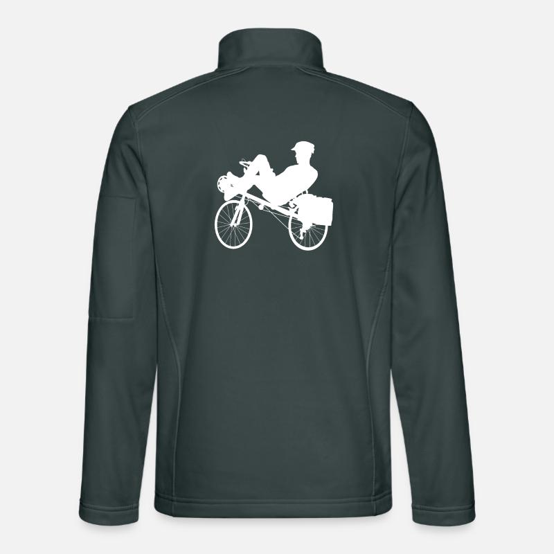 couché blanc Veste en tissu softshell Unisexe