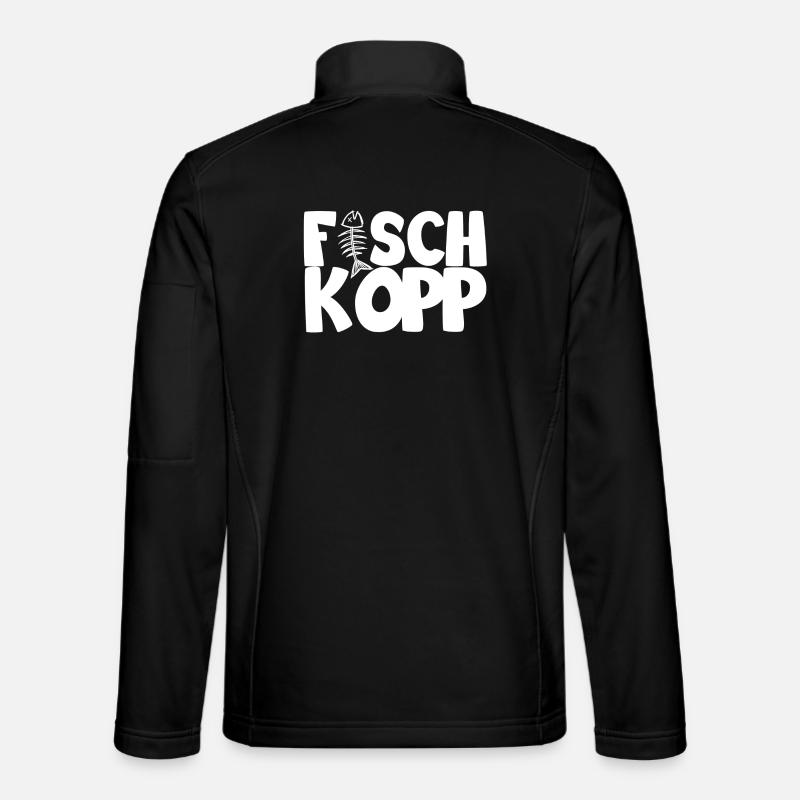 Fischkopp - Unisex Softshelljacke - Schwarz