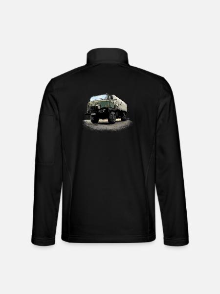 CGPI | L60 | RDA | CAMION - Veste en tissu softshell Unisexe - noir - Dos
