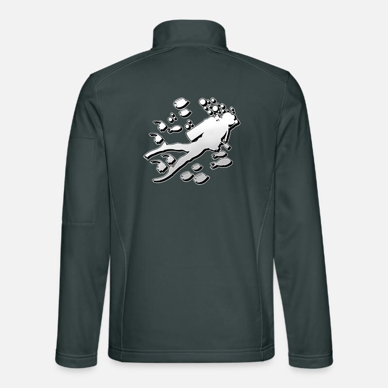 Diving Divers Unisex Softshell Jacket