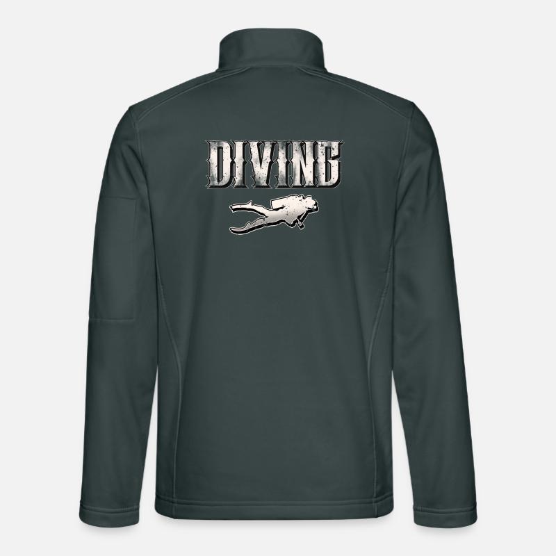 Diving Divers Unisex Softshell Jacket