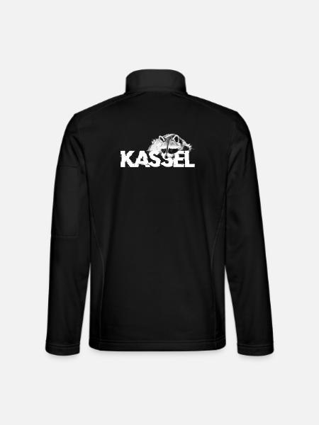 raton laveur Kassel - Veste en tissu softshell Unisexe - noir - Dos